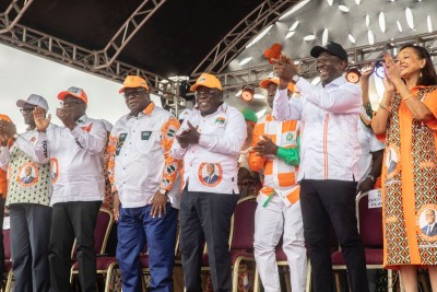 Côte d'Ivoire : Lancement de la campagne du RHDP à Cocody, les cadres à Ouattara « Président, vous pouvez dormir tranquille »