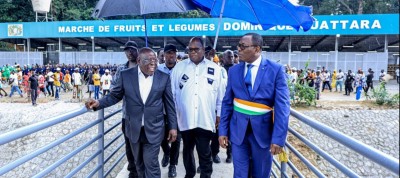 Côte d'Ivoire : Abidjan, la Gare multimodale d'Agban Village, le Marché de Fruits et Légumes Dominique Ouattara, et le Complexe écotouristique Ernest N'Koumo Mobio inaugurés