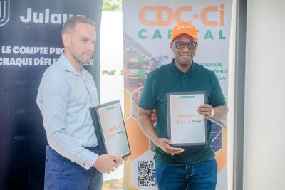 Côte d'Ivoire : Promotion de l'inclusion financière, la CDCI-CI Capital booste les offres de service de Julaya en lui octroyant un financement de 800 millions Fcfa