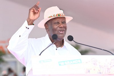 Côte d'Ivoire : Présidentielle 2025, Alassane Ouattara capitalise le soutien ferme des femmes devant des milliers de militantes RHDP au stade Houphouët-Boigny