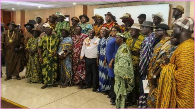 Côte d'Ivoire : Présidentielle 2025, Cissé Bacongo confie la candidature d'ADO aux chefs Atchan et Akyé, un important engagement pris pour un scrutin apaisé