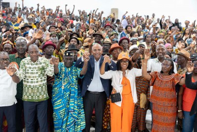 Côte d'Ivoire : Région de la Mé, après les incidents contre le « 4è mandat », les jeunes demandent pardon à Patrick Achi et s'engagent derrière Ouattara