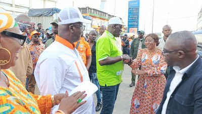 Côte d'Ivoire : Adjamé, Kandia Camara aux commerçants: « Le vote du 25 octobre est plus qu'un choix politique, c'est une démonstration de reconnaissance »