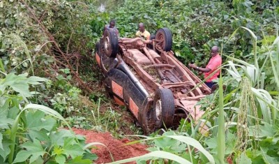 Côte d'Ivoire : Revenant d'une mission de mobilisation, le directeur local de campagne du RHDP victime d'un accident de la circulation à Kanzra