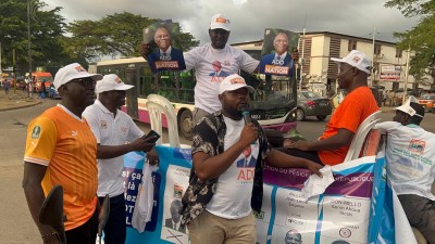 Côte d'Ivoire : Yopougon, campagne Présidentielle, la caravane RHDP mobilise pour le 1 coup KO du candidat Alassane Ouattara
