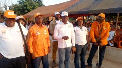 Côte d'Ivoire : Opération « un coup KO » mobilisation électorale pour la réélection d'Alassane Ouattara dans le département de Bouaflé