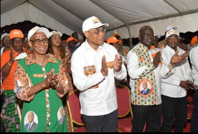Côte d'Ivoire : Adama Coulibaly depuis Dimbokro : « Le président a accepté d'être candidat pour les jeunes et les femmes, vous le constaterez au quotidien »