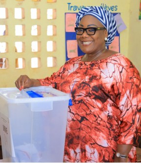 Côte d'Ivoire :  Le vote se déroule dans le calme à Toulépleu, Anne Ouloto salue l'esprit républicain des populations