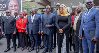 Côte d'Ivoire : Après la publication des résultats de la Présidentielle, le RHDP a échangé avec la mission de la CEMAC