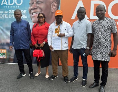 Côte d'Ivoire : RHDP, Youssouf Diabagaté dépose son dossier de candidat à la candidature pour les élections législatives à Yopougon