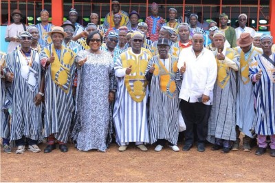 Côte d'Ivoire : Législatives 2025 à Toulépleu, la candidature de Anne Ouloto Lamizana du RHDP reçoit l'onction des chefs traditionnels et chefs de communauté