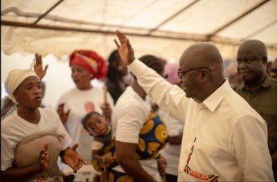 Côte d'Ivoire : Législatives 2025, désigné candidat du RHDP à Jacqueville, Amon Tanoh à la rencontre des populations : « je viens pour construire avec vous »