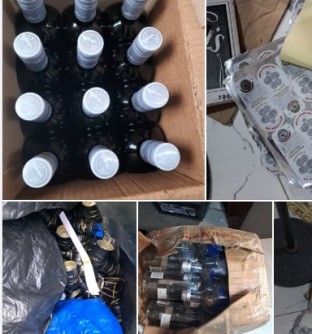 Côte d'Ivoire : Le Procureur instruit la Police dans la lutte contre la contrefaçon, un individu interpellé et saisie d'une soixantaine de bouteilles à Abobo