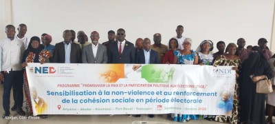 Côte d'Ivoire : Yopougon, le NDI sensibilise à la paix à l'approche des élections législatives