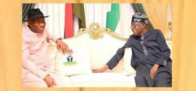 Nigeria :  Crise en Guinée-Bissau, Goodluck fait le point à Tinubu et formule une solution apaisée