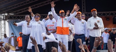 Côte d'Ivoire : Législatives 2025 à Yopougon, Adama Bictogo et le RHDP en démonstration de force et de puissance à la place Ficgayo