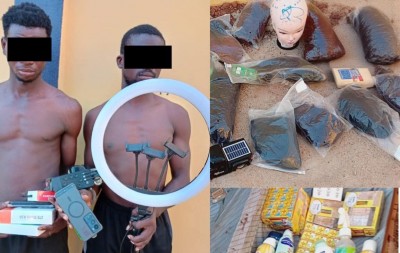 Côte d'Ivoire : Daloa, deux voleurs interpellés après plusieurs cambriolages