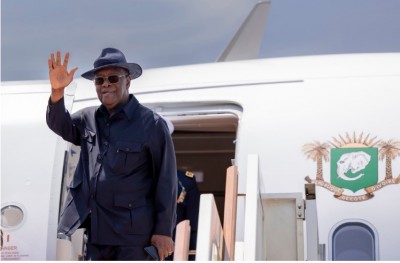 Côte d'Ivoire : En attendant la nomination d'un nouveau PM et gouvernement, le Chef de l'Etat en déplacement hors du pays