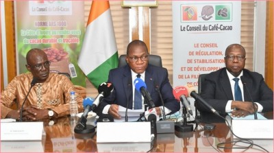 Côte d'Ivoire : Cacao, le prix bord champ fixé à 1 200 FCFA/kg pour la campagne intermédiaire 2025-2026