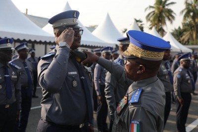 Côte d'Ivoire : Gendarmerie Nationale, 2 497 gendarmes   promus au grade supérieur