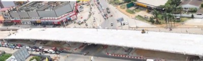 Côte d'Ivoire : Travaux de l'échangeur du carrefour Riviera-Palmeraie, restriction des voies secondaires du 9 mars au 18 avril
