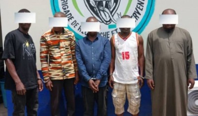 Côte d'Ivoire : Interpellation d'un gang opérant depuis 2023 sur le  territoire, le  préjudice financier global est estimé à plus d'un milliard F CFA