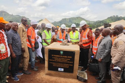Côte d'Ivoire : Région du Tonpki, pose de la première pierre de plusieurs infrastructures administratives et de développement dans des localités