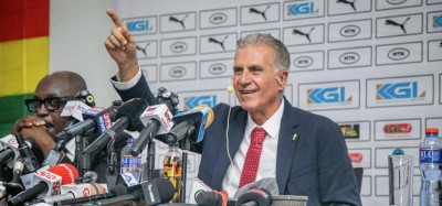Ghana :  Black Stars, l'entraineur Carlos Queiroz présenté à la presse, son contrat, stratégie de travail et critères de sélection des joueurs