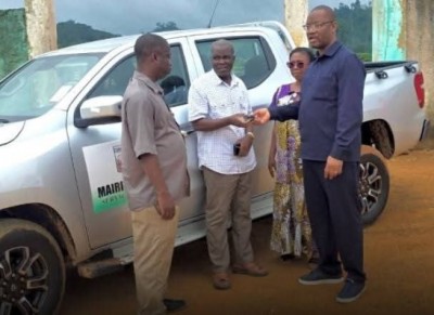 Côte d'Ivoire : Mairie de Grabo (Sud-ouest), renforcement de la flotte automobile des Services Techniques