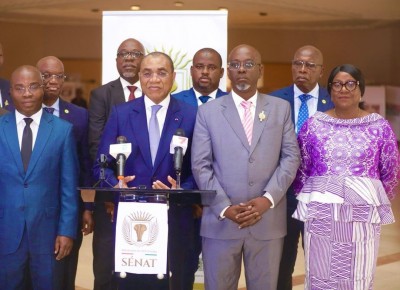 Côte d'Ivoire : Yamoussoukro, les Sénateurs donnent quitus au Ministre Adama Coulibaly pour la ratification de trois projets de loi