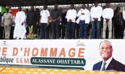 Côte d'Ivoire : RHDP, fin des cérémonies d'hommage organisées en honneur du Chef de l'Etat Alassane Ouattara ?
