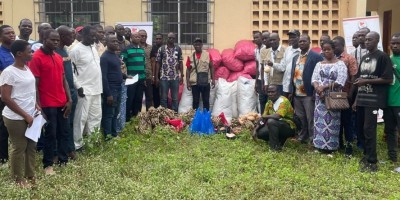 Côte d'Ivoire : Bouaké, le REMU-Gbêkê dote 382 agriculteurs en boutures et semences pour booster leur production