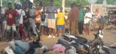 Côte d'Ivoire : Une infirmière enceinte de six mois perd tragiquement la vie dans un accident de motos