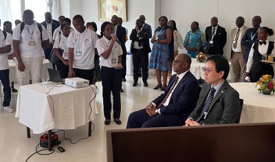 Côte d'Ivoire : Réception en faveur des lycéens de retour du Japon  dans le cadre du programme « Japan-Africa Youth Program »
