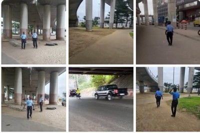 Côte d'Ivoire : Marcory, la Police lance une opération spéciale d'aseptisation des dessous des ponts et échangeurs