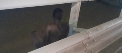 Côte d'Ivoire : Pont HKB, à deux doigts de se jeter dans la lagune, une personne sauvée in extremis par les pompiers