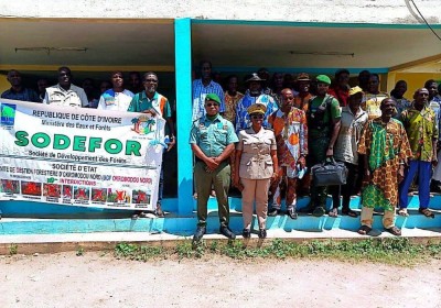 Côte d'Ivoire : Présentation du nouveau Chef d'UGF Okromodou nord et redéfinition des limites de la forêt classée de Gaga