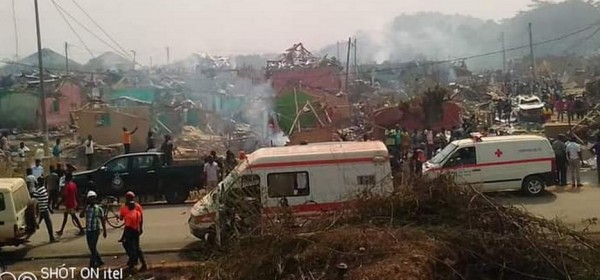 Ghana :  Explosion à Bogoso, des dégâts et appels aux riverains à quitter les lieux