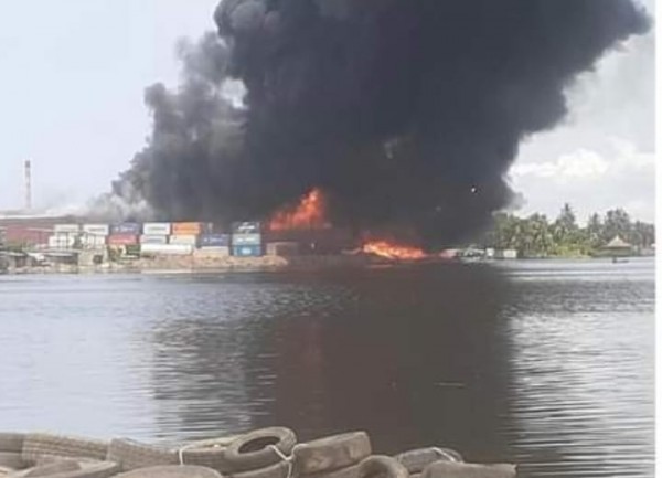 Côte d'Ivoire : Un incendie ravage une usine de fabrication de matelas dans la commune de Port Bouët
