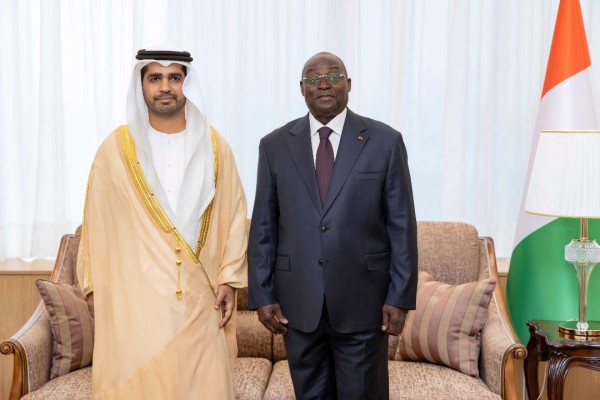 Côte d'Ivoire : Le Vice-Président Tiémoko Koné a échangé avec les ambassadeurs des Emirats A...