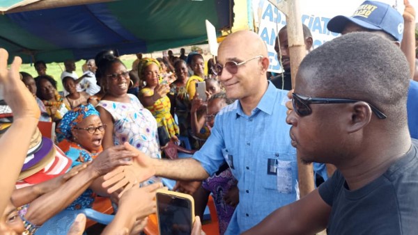 Côte d'Ivoire : Municipales 2023, Michel Gbagbo propose ses solutions aux habitants du quartier Gbodjanté MICAO