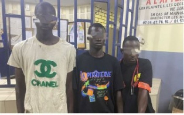 Côte d'Ivoire : Vols à l'arrachée, un suspect qui se faisait passer pour un gendarme mis aux arrêts avec ses complices et déférés