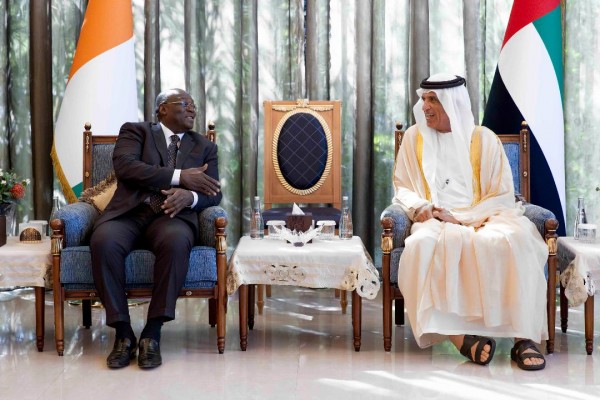 Côte d'Ivoire-EAU : Le VPR Tiémoko Koné s'entretient avec l'Emir de Ras Al-Khaïmah dans son...