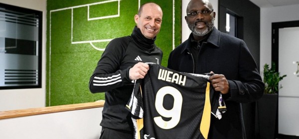 Liberia-Italia: l'ex presidente Weah è il numero 9 della Juventus FC in Italia