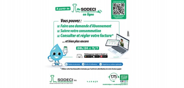 Côte d'Ivoire : L'application mobile « Ma SODECI en Ligne » disponible, communiqué de la SOD...