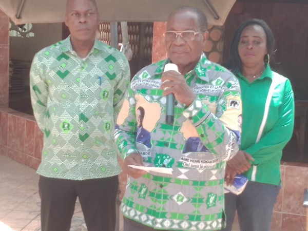 Côte d'Ivoire : Depuis Man, Gilbert Bleu Lainé invite les déçus de l'ex-UDPCI de Mabri à rejoindre le PDCI