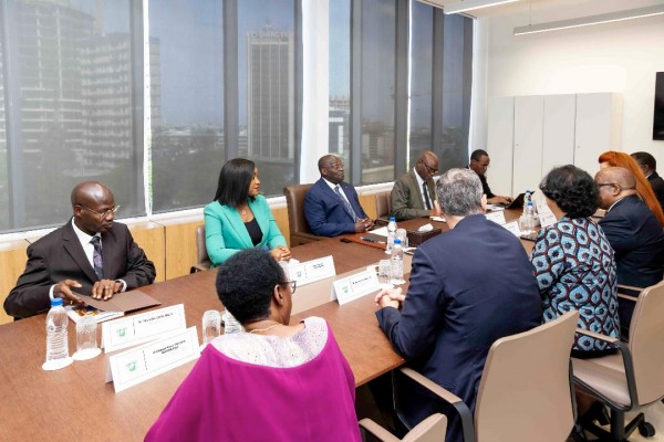 Côte d'Ivoire : Le Vice-Président Tiémoko Koné a échangé avec une délégatio...