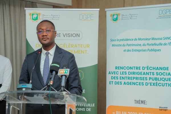 Côte d'Ivoire : Le résultat net cumulé des sociétés d'État et à participation financière publique majoritaire pour l'exercice 2023 est estimé à 129 milliards FCFA