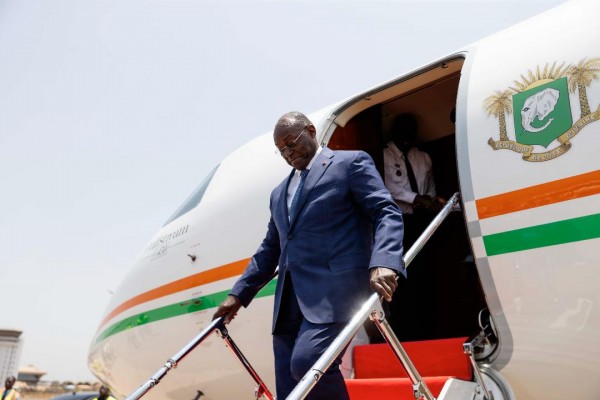 Côte d'Ivoire : Le VPR Tiémoko Koné arrive à Banjul pour prendre part  au 15e Sommet de l'Or...