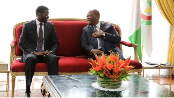 Côte d'Ivoire-Sénégal : Après son entretien avec Ouattara, Faye propose la redynamisation de la coopération entre les deux pays